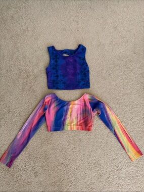 Set of Two Brazilian Bro Fitwear Tops Brasil Brazil - OS